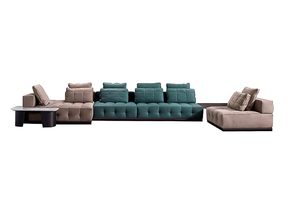 TY·JSJ 现代极简组合四人沙发